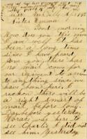 James Bradish Letter : April 19, 1863