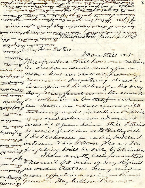 Parkhurst Letter : June 14, 1863