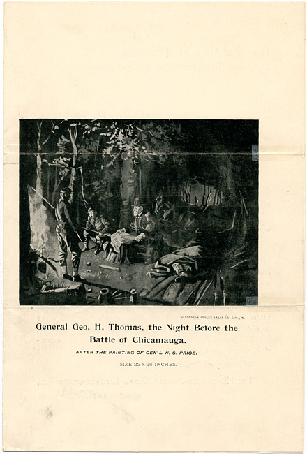 Pamphlet Advertising George Thomas Paintings : May 1892