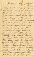 Jesse Taft Letter : July 1, 1863
