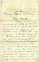 John Wheeler Letter : April 22, 1864