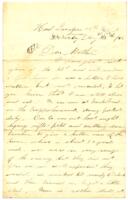 John Wheeler Letter : May 31, 1863