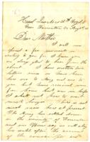 John Wheeler Letter : August 3, 1863