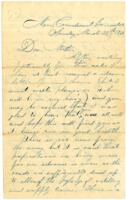 John Wheeler Letter : March 29, 1863