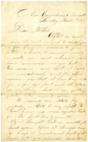 John Wheeler Letter : March 1, 1863