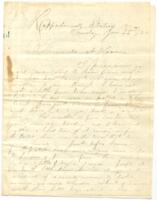 John Wheeler Letter : January 22, 1864