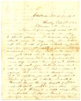 John Wheeler Letter : October 9, 1862