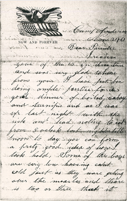 Harrison Traphagen Letter : November 21, 1861