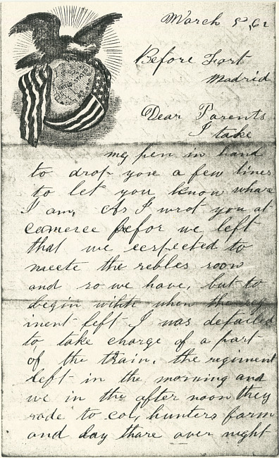 Harrison Traphagen Letter : March 5, 1862