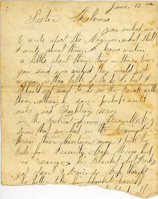Albert W. Barber Letter : June 18, Year Unknown