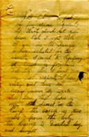 Mallison Family Letter : circa 1861