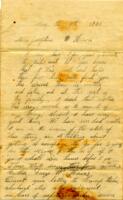 Mallison Family Letter : May 11, 1861