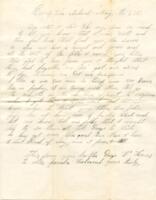 Mallison Family Letter : May 22, 1861