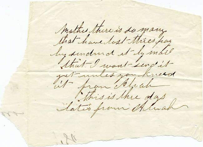 Benjamin F. Marsh Letter : April 13, 1863