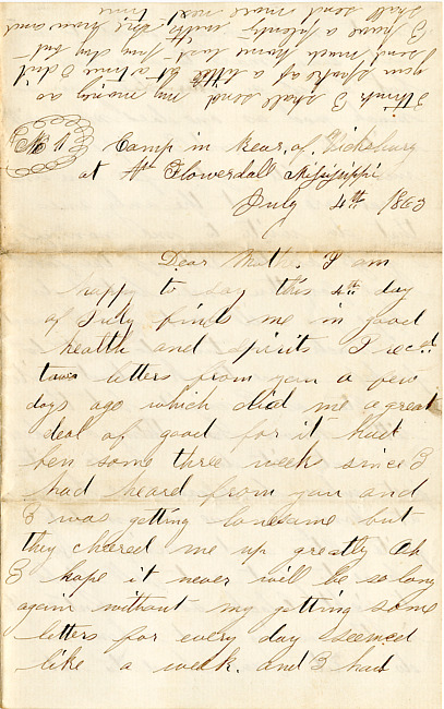 Benjamin F. Marsh Letter : July 4, 1863