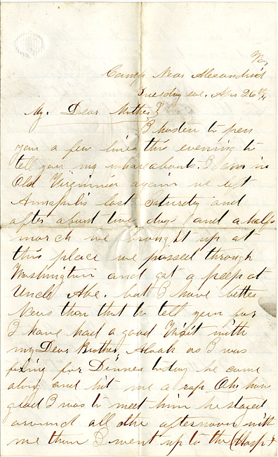 Benjamin F. Marsh Letter : April 26, 1864