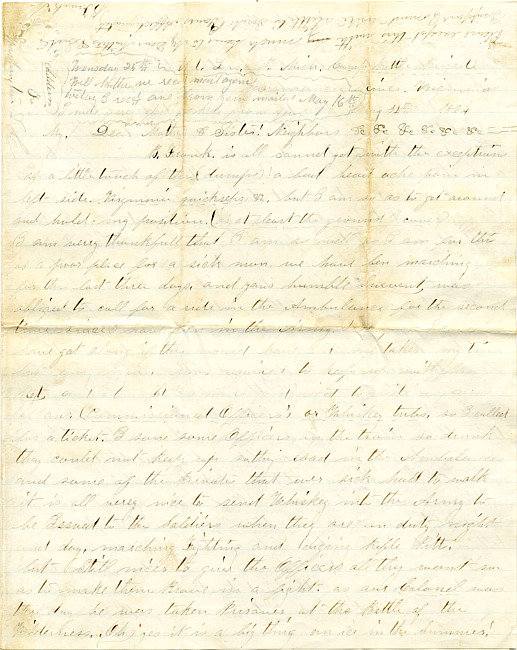 Benjamin F. Marsh Letter : May 24, 1864