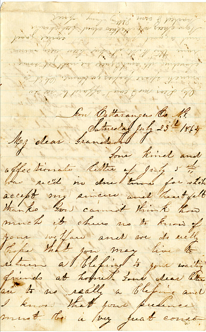 Benjamin F. Marsh Letter : July 23, 1864