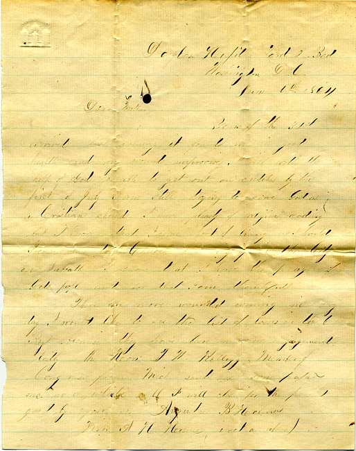 Augustus Holmes Letter : June 6, 1864