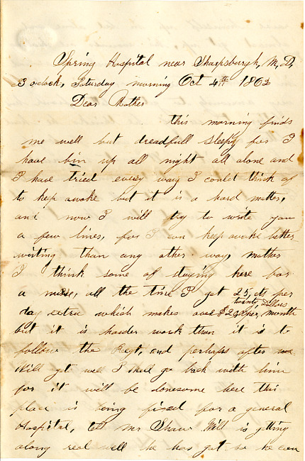 Benjamin F. Marsh Letter : October 4, 1862