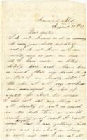 Mattoon Letter : August 26, 1863