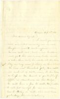 Mattoon Letter : September 3, 1863