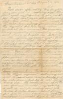 Mattoon Letter : August 12, 1861