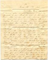 Mattoon Letter : January 11, 1863