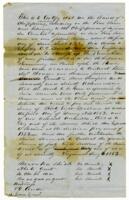 O.G. Dunckel Letter : 1853