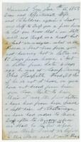 O.G. Dunckel Letter : January 16, 1865