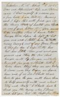 O.G. Dunckel Letter : April 3, 1865