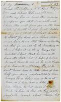 O.G. Dunckel Letter : April 23, 1865