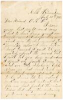 O.G. Dunckel Letter : July 17, 1863