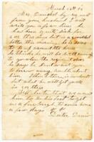 Dexter Denio Letter : March 26, 1864