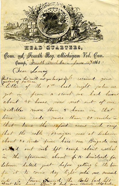 Othniel Gooding Letter : June 18, 1863