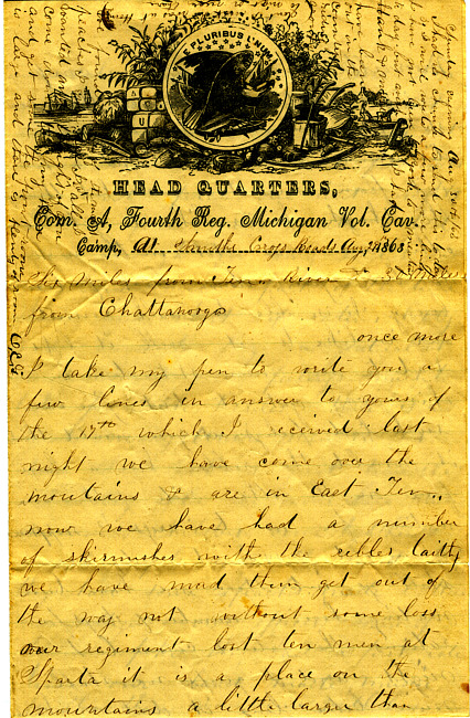 Othniel Gooding Letter : August 29, 1863