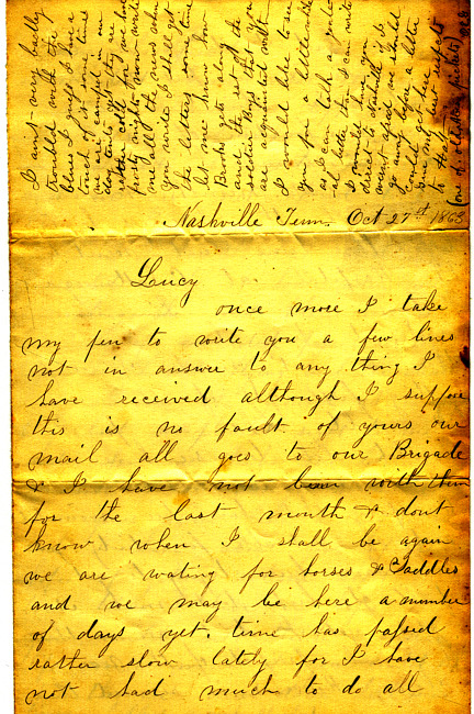 Othniel Gooding Letter : October 27, 1863