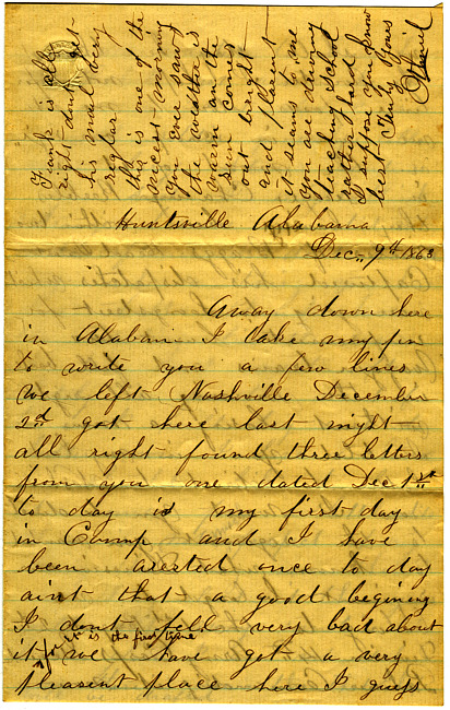 Othniel Gooding Letter : December 9, 1863