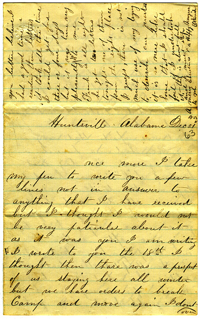 Othniel Gooding Letter : December 21, 1863