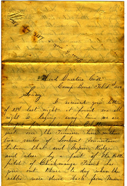 Othniel Gooding Letter : February 8, 1864