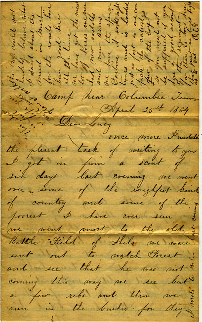 Othniel Gooding Letter : April 25, 1864