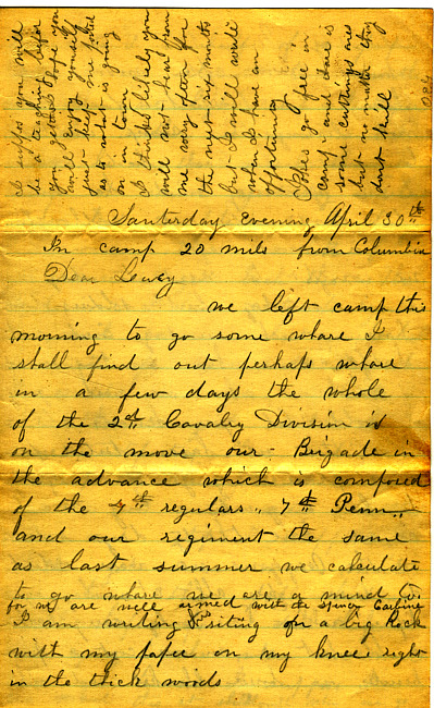 Othniel Gooding Letter : April 30, 1864