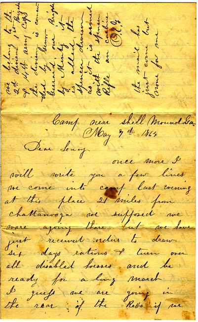 Othniel Gooding Letter : May 7, 1864