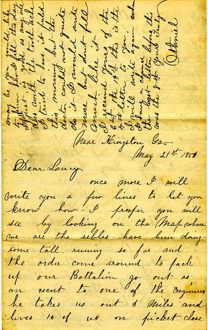 Othniel Gooding Letter : May 21, 1864