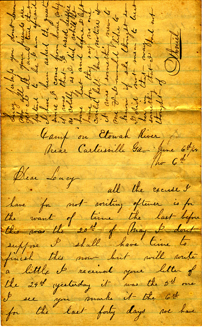 Othniel Gooding Letter : June 6, 1864