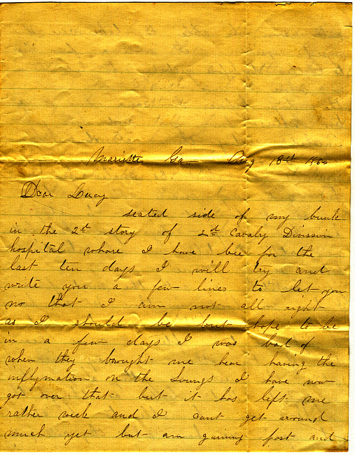 Othniel Gooding Letter : August 13, 1864