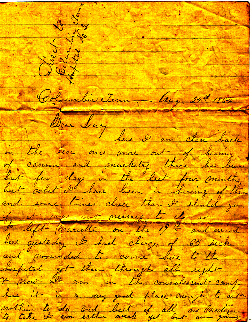 Othniel Gooding Letter : August 24, 1864