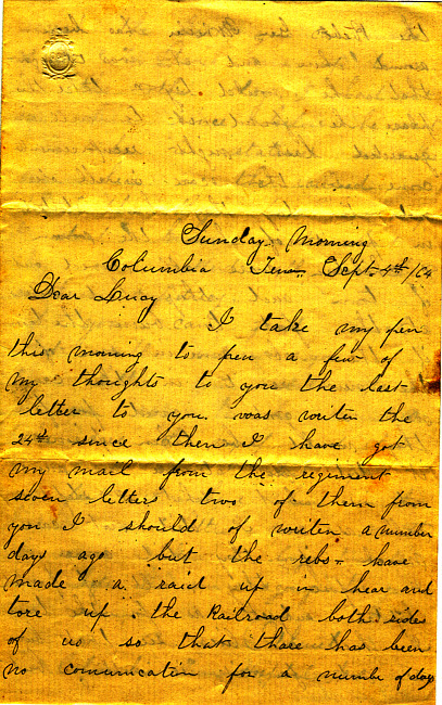 Othniel Gooding Letter : September 4, 1864