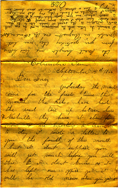 Othniel Gooding Letter : September 15, 1864