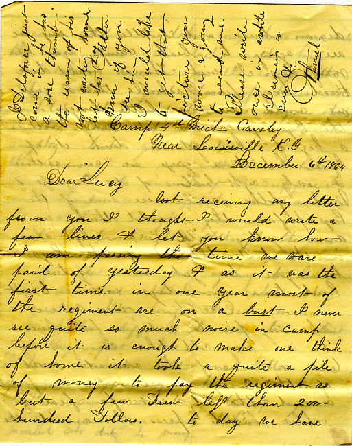 Othniel Gooding Letter : December 6-8, 1864